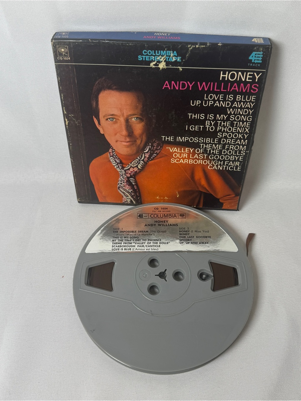 1960’s Andy Williams Honey Track Columbia Stereo Tape Reel To Reel 7.25 Untested
